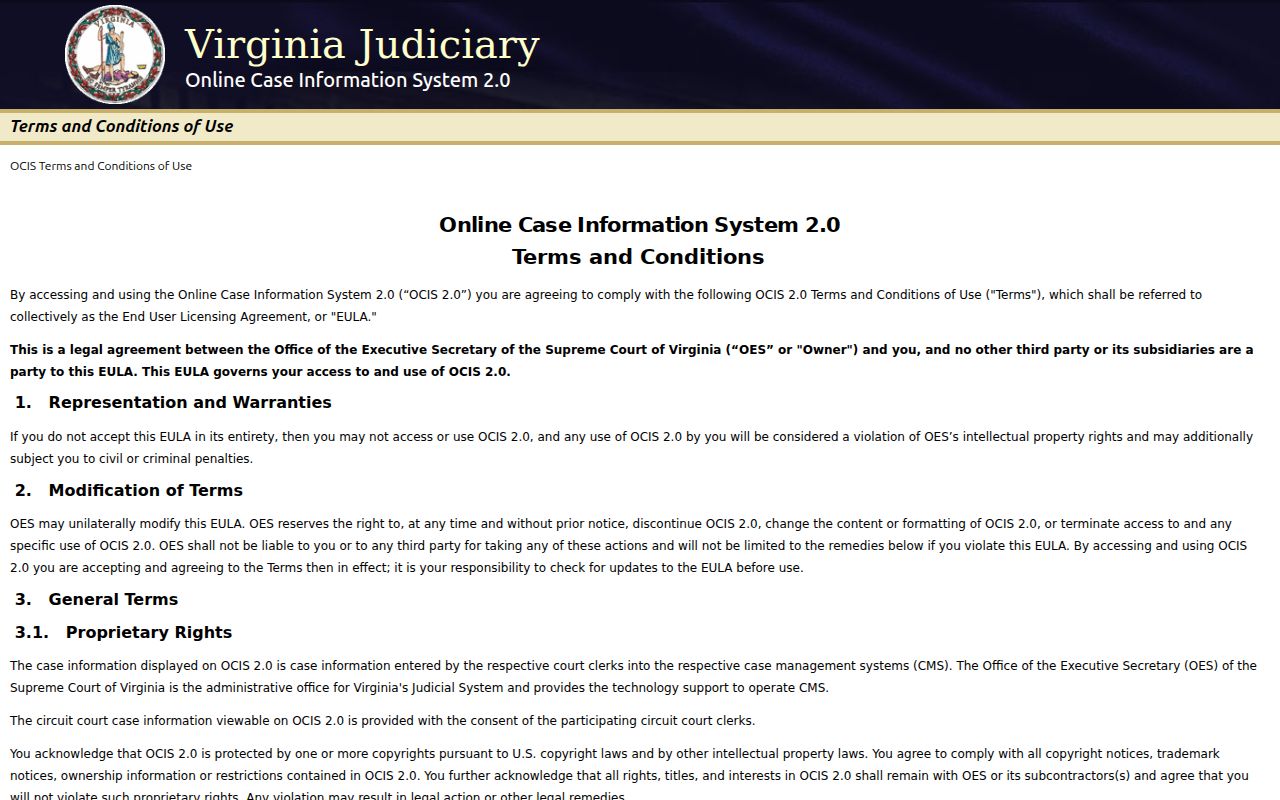 Frederick County criminal case records OCIS search